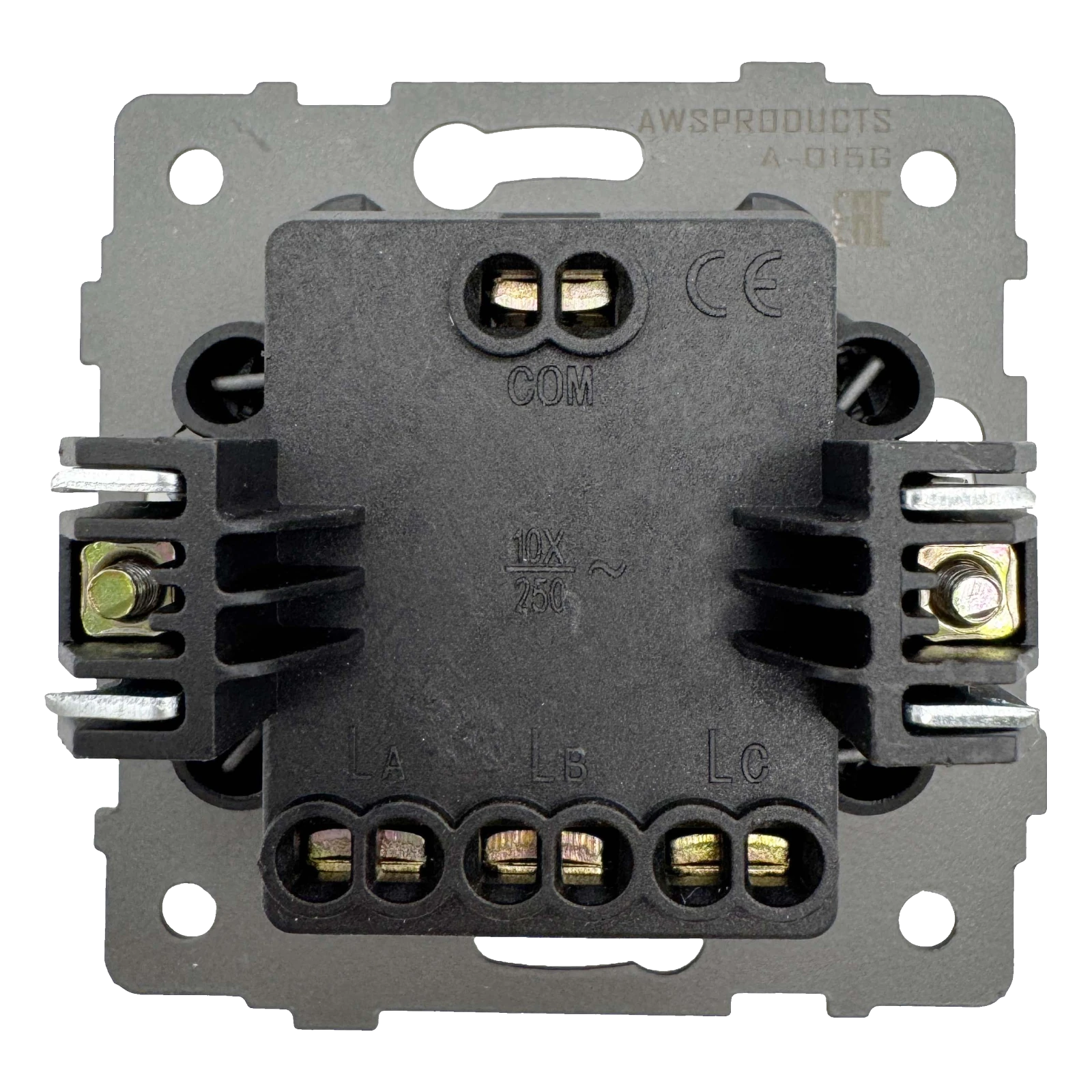 Выключатель 3-кл. золото