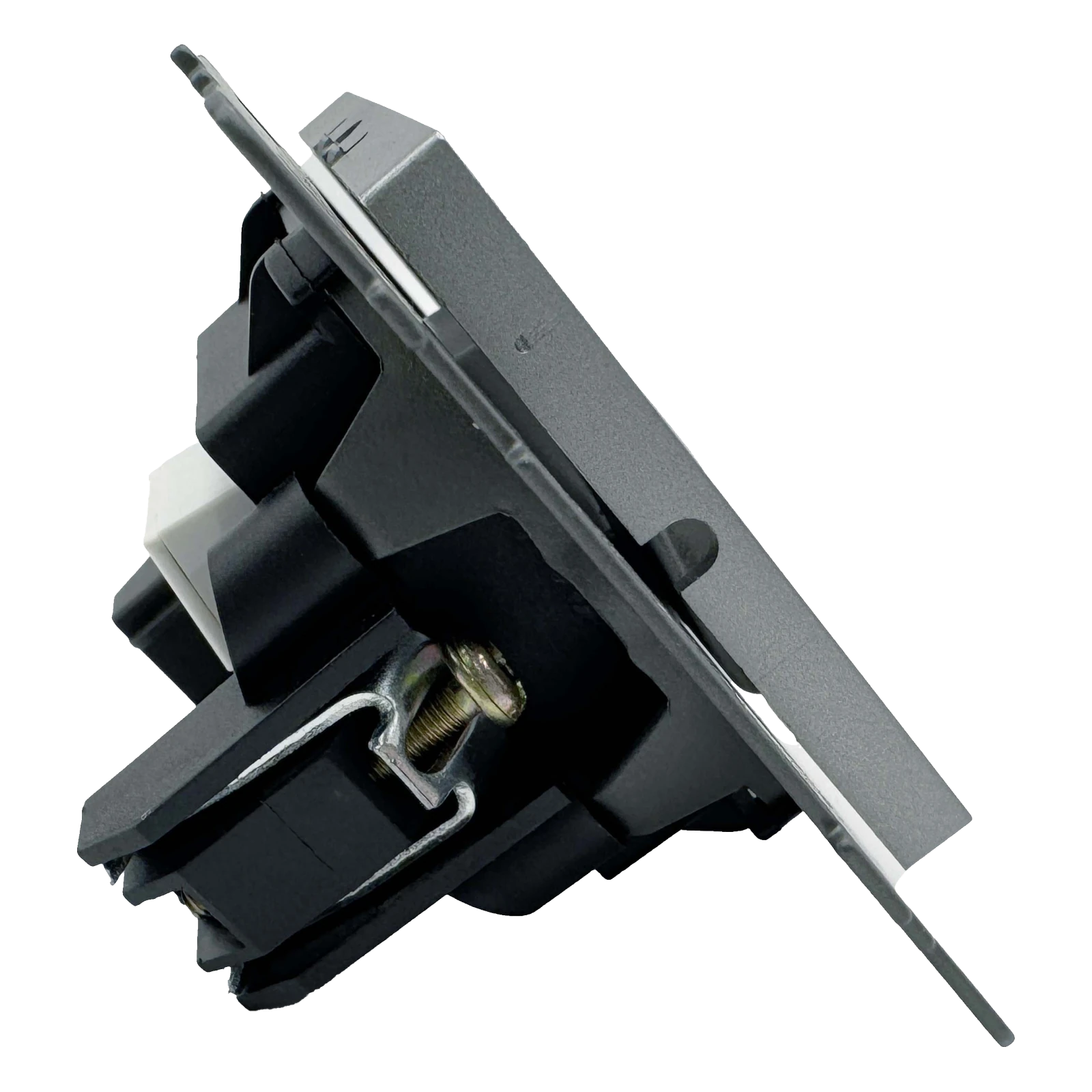 Розетка RJ45 1-я серая