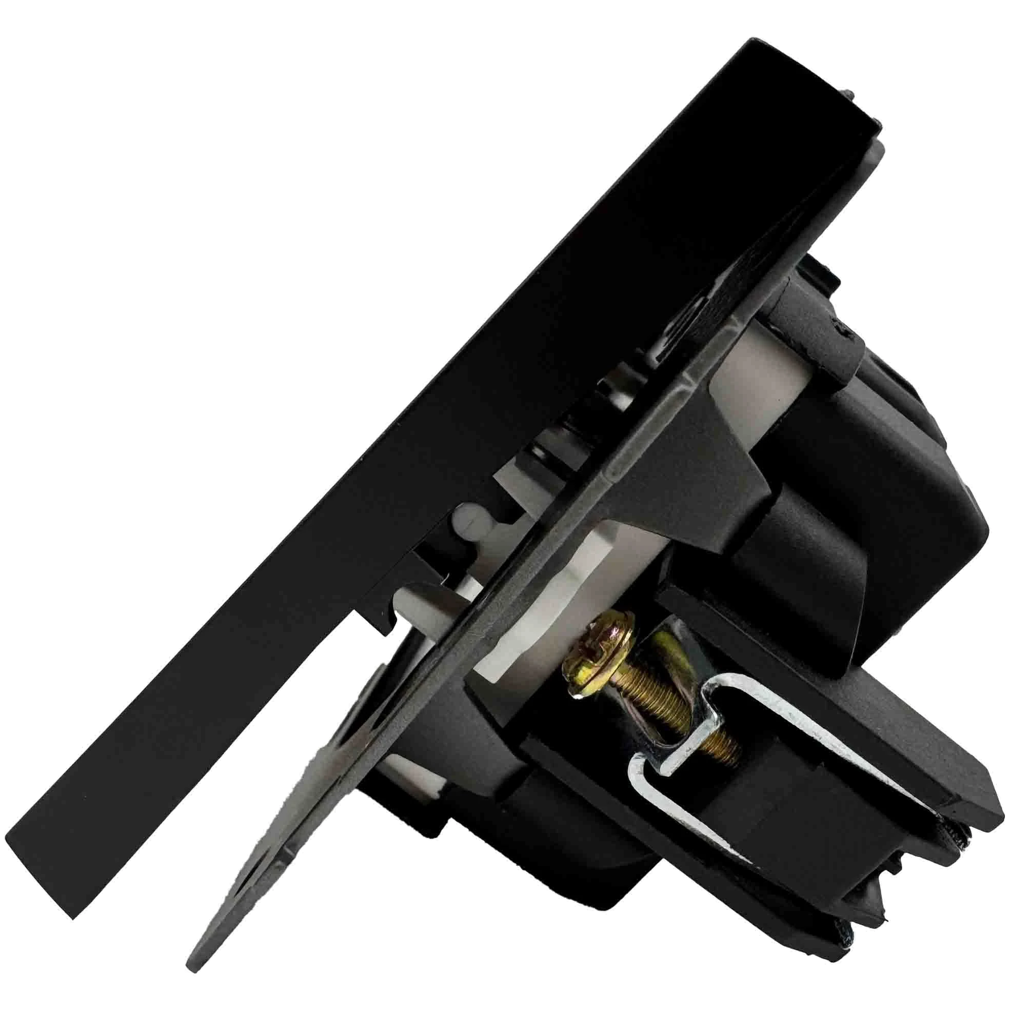 Выключатель проходной 1-кл. чёрный
