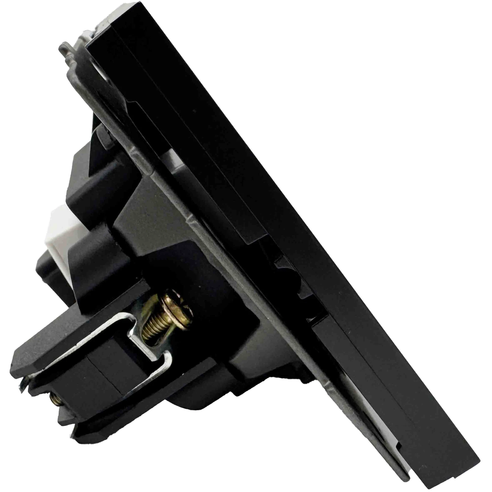 Розетка RJ45 1-я чёрная