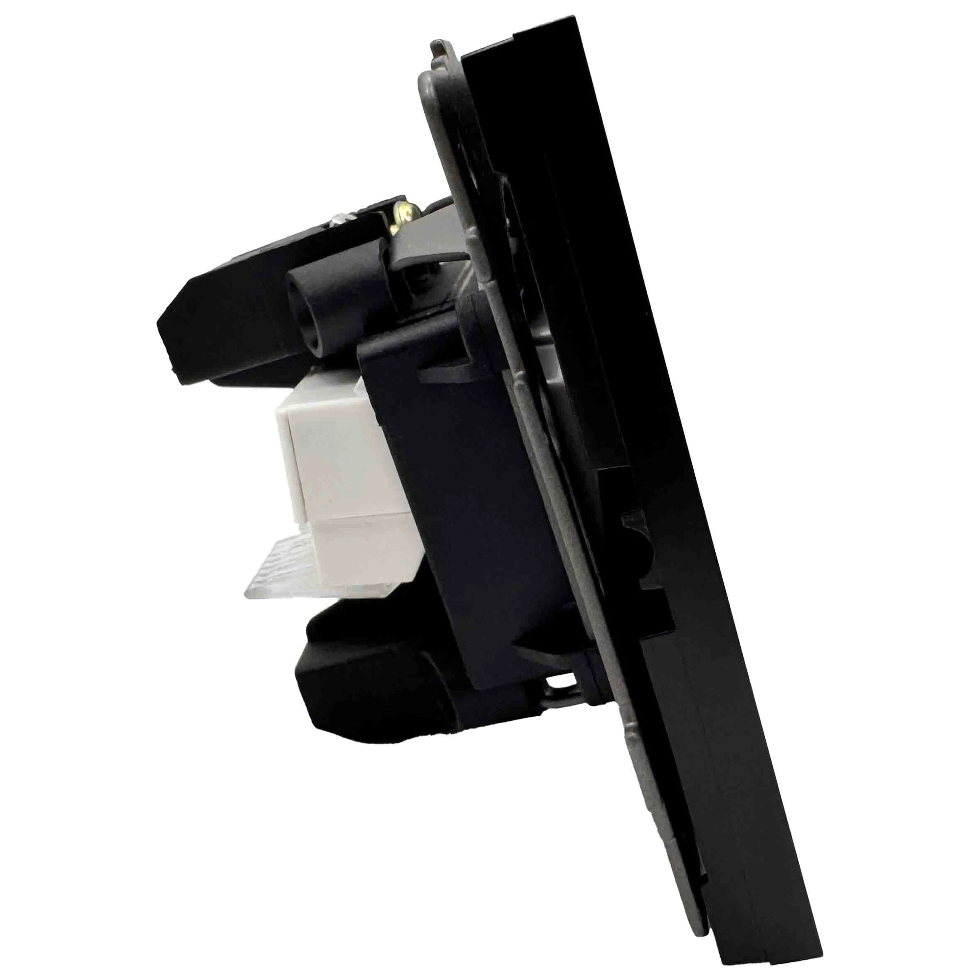 Розетка RJ45 2-я чёрная