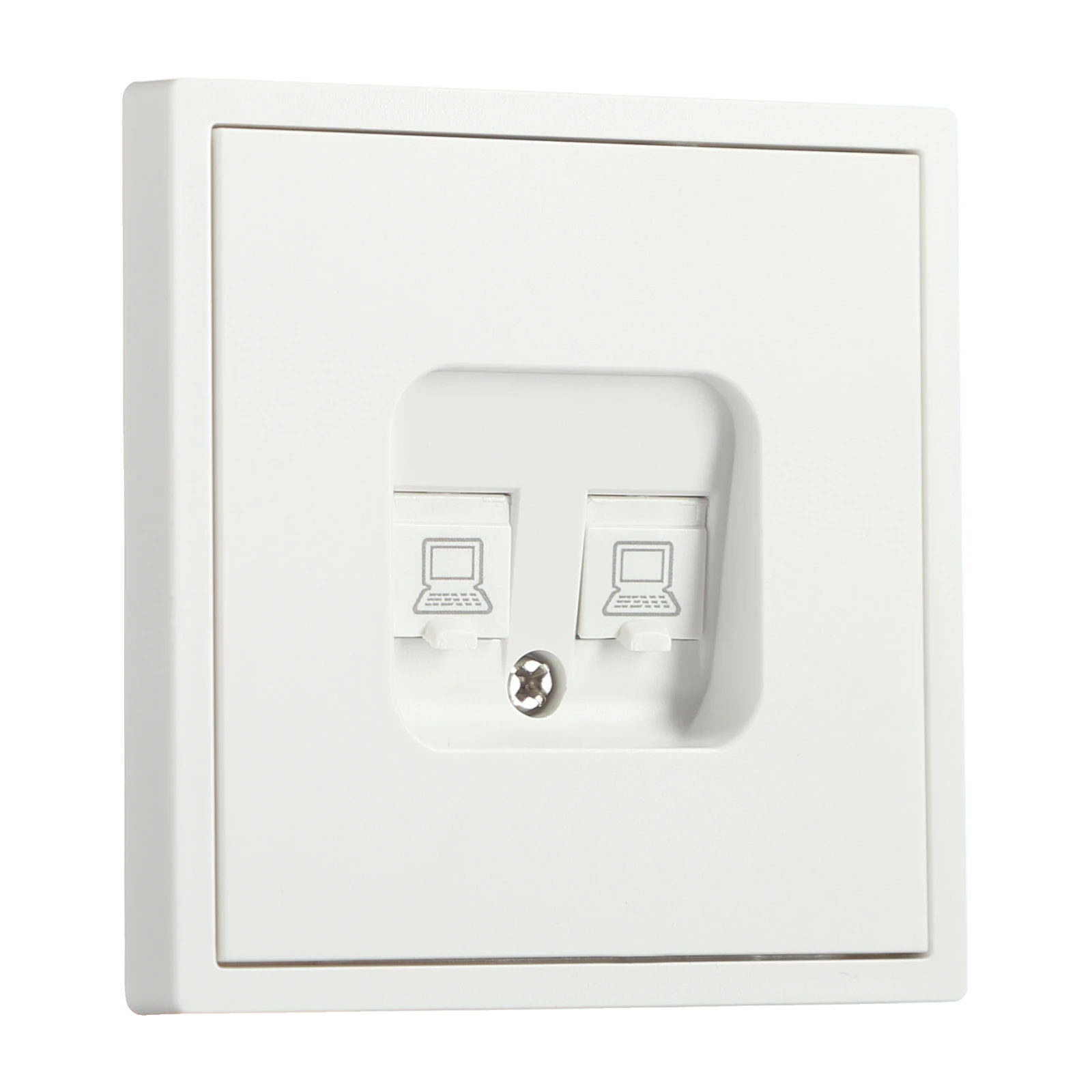 Розетка RJ45 (cat 5e) 2-я белая