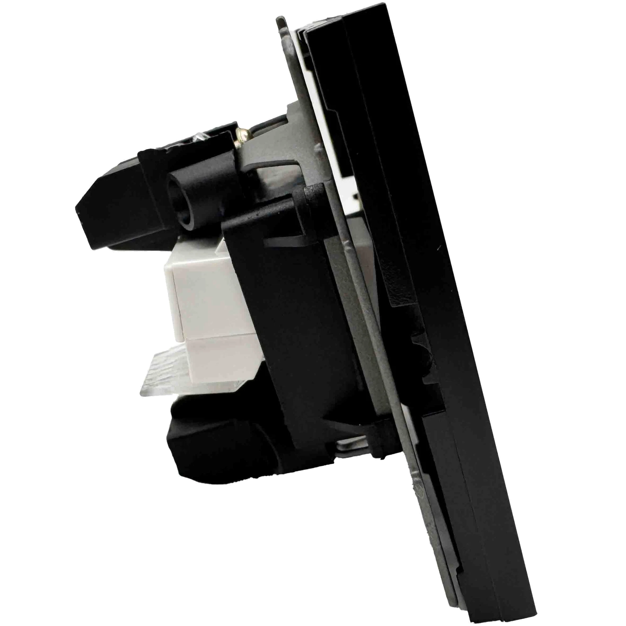 Розетка RJ45 + TV чёрная