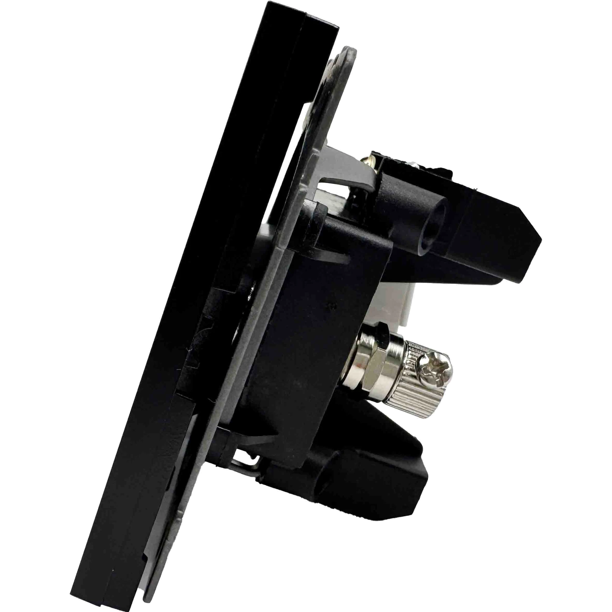 Розетка RJ45 + TV чёрная