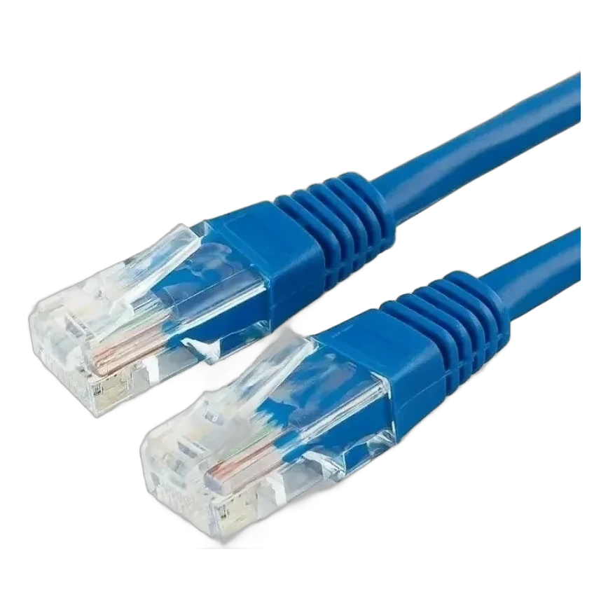 Патч-корд 1,0м UTP Cat.6e RJ45 Cu синий
